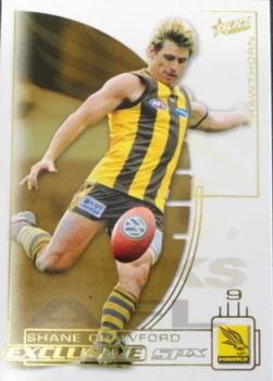 2002 Select AFL Exclusive SPX #74 Shane Crawford Front